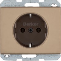 Розетка Berker с з/к, бронза, 16А/250В ARSYS (47140001)