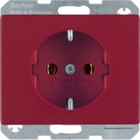 Розетка Berker с з/к, красная, 16А/250В ARSYS (47150062)