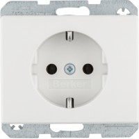 Розетка Berker с з/к, пол.белизна, 16А/250В ARSYS (47150069)