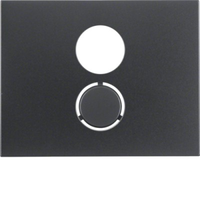 Накладка Berker для розеток для гучномовців HighEnd, антрацит, K. 1 (11847006)