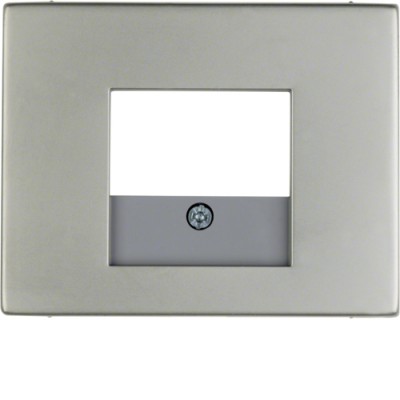 Накладка Berker для розеток для громкоговорителей, USB-розеток, нержавеющая сталь, K.5 (10357004)