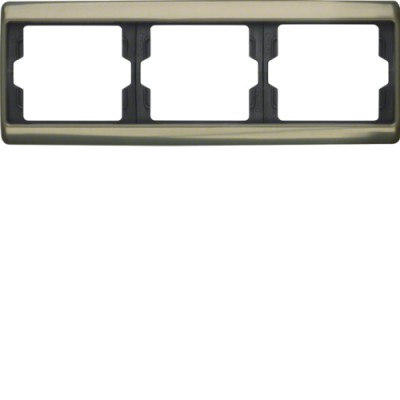 Рамка Berker 3Х бронза, горизонтальнаяя, ARSYS (13740001)