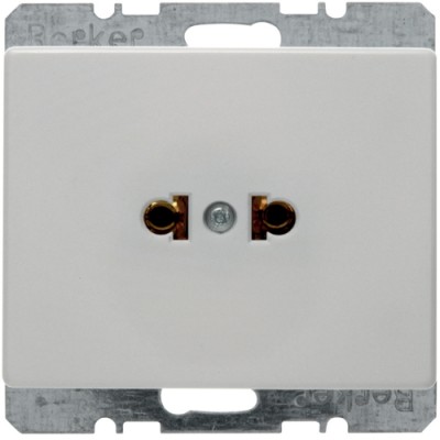 Розетка Berker без з/к Евро-американская, пол.белизна, 16А/250В ARSYS (41700069)