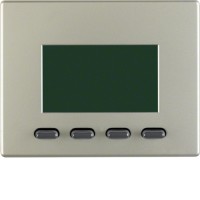 Таймер Berker Easy с дисплеем, стальной лак, ARSYS (17359004)