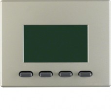 Таймер Berker Easy с дисплеем, стальной лак, ARSYS (17359004)