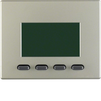 Таймер Berker Easy с дисплеем, стальной лак, ARSYS (17359004)