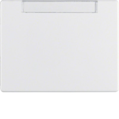 Клавиша Berker 1Х с полем д/надписи, пол.белизна, ARSYS (14260069)