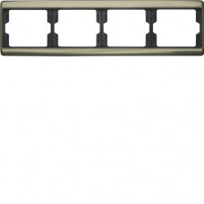 Рамка Berker 4Х бронза, горизонтальнаяя, ARSYS (13840001)
