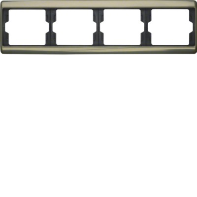Рамка Berker 4Х бронза, горизонтальнаяя, ARSYS (13840001)
