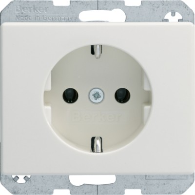 Розетка Berker с з/к, белая, 16А/250В ARSYS (47150002)