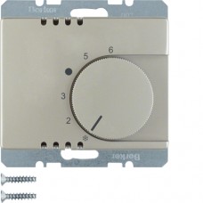 Регулятор температуры помещения Berker, 250В, стальной лак, ARSYS (20269004)