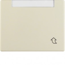 Відкидна кришка Berker з полем д/надпису, висока, біла, ARSYS (11410002)