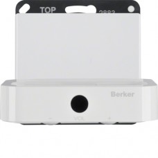 Док-станция Berker для iPod/iPhone, пол.белизна, ARSYS (28830069)