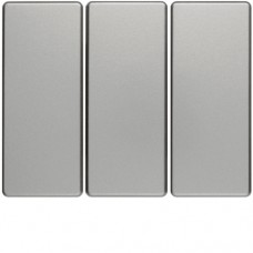 Клавиша Berker 3Х, стальной лак, ARSYS (14659004)