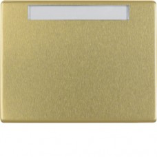 Рамка Berker 1Х з кришкою з полем д/надпису, плоский варіант, золото, ARSYS (11551002)