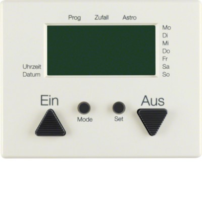 Таймер Berker с дисплеем, белый, ARSYS (17360002)