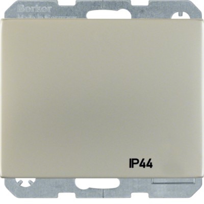 Розетка Berker с з/к, крышка, защ.контактов, нержавеющая сталь, 16А/250В ARSYS IP44 (47583004)