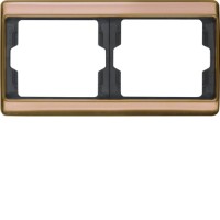 Рамка Berker 2Х горизонтальнаяя, мідь, ARSYS COPPER MED (13630007)