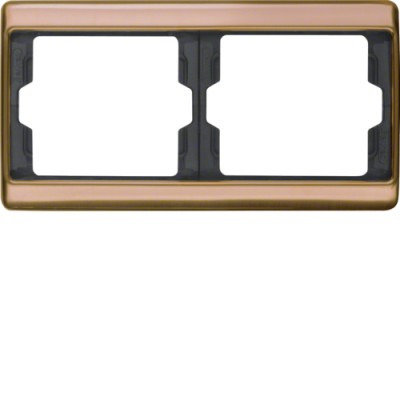 Рамка Berker 2Х горизонтальнаяя, медь, ARSYS COPPER MED (13630007)