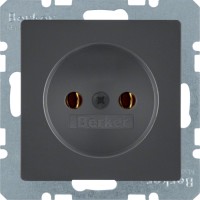 Розетка Berker без з/к, 16А/250В, антрацит, Q. х (6167036086)