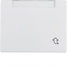 Відкидна кришка Berker з полем д/надпису, плоска, підлогу.білизна, ARSYS (11400069)