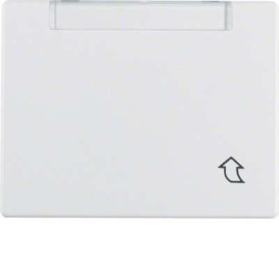 Відкидна кришка Berker з полем д/надпису, плоска, підлогу.білизна, ARSYS (11400069)