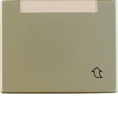 Відкидна кришка Berker з полем д/надпису, плоска, бронзовий лак, ARSYS (11409011)