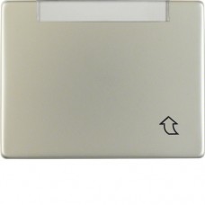 Відкидна кришка Berker з полем д/надпису, плоска, сталевий лак, ARSYS (11409004)