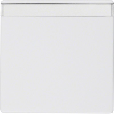 Клавиша Berker 1Х с полем д/надписи, пол.белизна, Q.х (16266089)