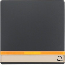 Клавиша Berker 1Х с линзой с полем д/надписи с знаком 