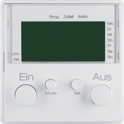 Таймер Berker с дисплеем и подключением датчика, пол.белизна, Q.х (17386089)