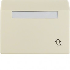Рамка Berker 1Х з кришкою з полем д/надпису, високий варіант, біла, ARSYS (11550102)