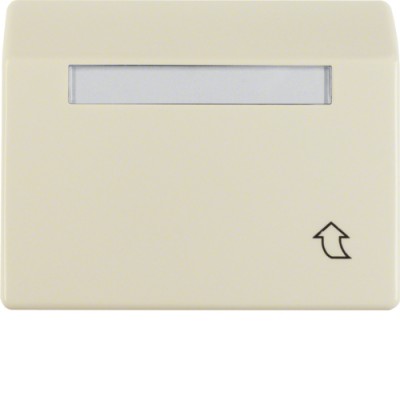 Рамка Berker 1Х з кришкою з полем д/надпису, високий варіант, біла, ARSYS (11550102)