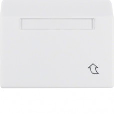 Рамка Berker 1Х з кришкою з полем д/надпису, високий варіант, підлогу.білизна, ARSYS (11550169)