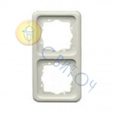 13012213 Рамка 2Х біла REGINA