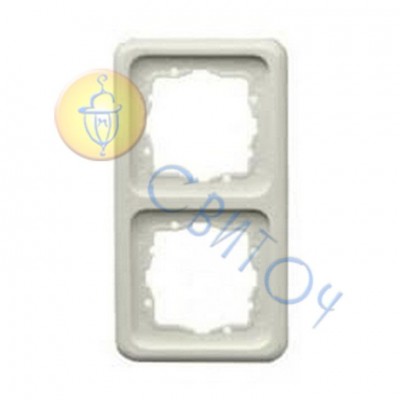13012213 Рамка 2Х біла REGINA