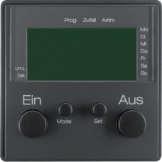 Таймер Berker с дисплеем и подключением датчика, антрацит, Q.х (17386086)