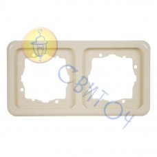 13012217 Рамка 2Х сл./кість REGINA