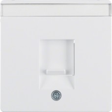 Накладка Berker для суппортов под модуль RJ12/RJ45, пол.белизна, Q.х (11706089)