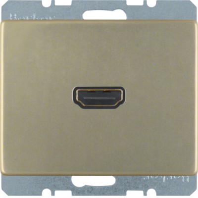 HDMI-Розетка Berker, бронзовий лак, ARSYS (3315429011)
