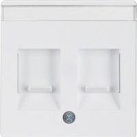 Накладка Berker для супортів під два модуля RJ12/RJ45, підлогу.білизна, Q. х (11816089)