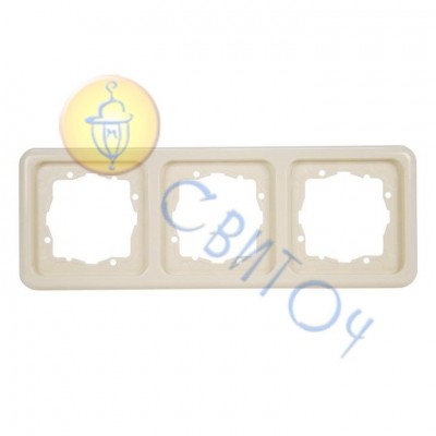 13012318 Рамка 3Х сл./кість REGINA