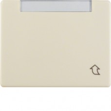 Рамка Berker 1Х з кришкою з полем д/надпису, плоский варіант, біла, ARSYS (11550002)