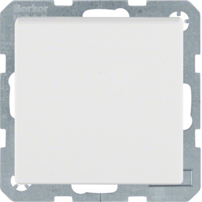 Розетка Berker с з/к, крышка, защ.контактов, 16А/250В, пол.белизна, Q.х (47516079)