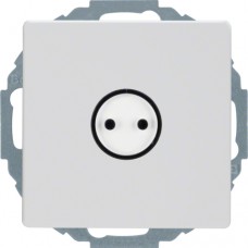 Розетка Berker с з/к, Крышка с знаком 'Розетка Berker', защ.контактов, пол.белизна, Q.х (47446049)