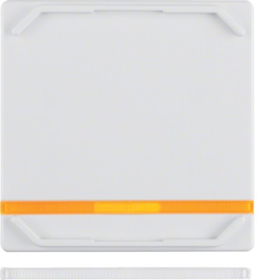 Клавиша Berker с насечкой для губного стержня, пол.белизна, Q.х (16616049)