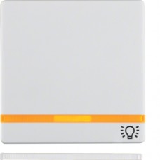 Клавиша Berker 1Х с линзой с знаком 