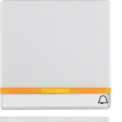 Клавиша Berker 1Х с линзой с полем д/надписи с знаком 