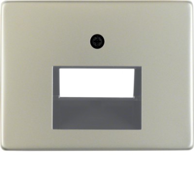 Накладка Berker для розетки UAE/E-DAT, нержавіюча сталь, ARSYS (14100004)