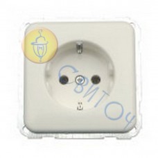 13000509 Розетка з з/к сл./кість REGINA, 16А/230В 